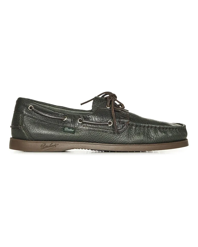 Paraboot Men's Loafers Green Leather Green