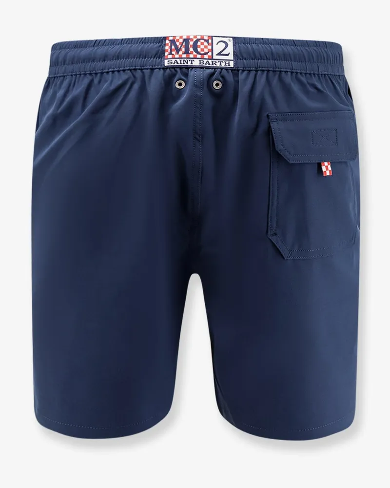 MC2 Saint Barth Men's Swim Trunks Recycled Nylon Blue Shorts 
