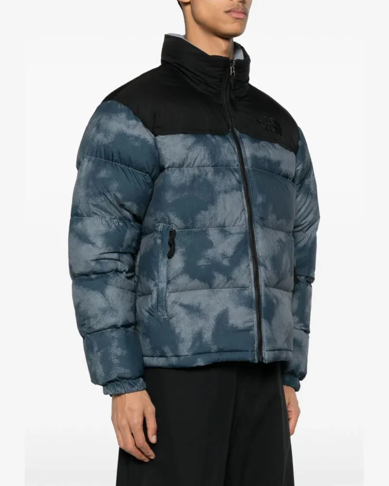 The North Face Men 92 Crinkle Reversible Nuptse Down Jacket Multiple Colors Clothing > Coats Blue