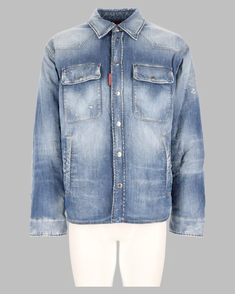 Dsquared2 Denim Shirt — Blue Blue