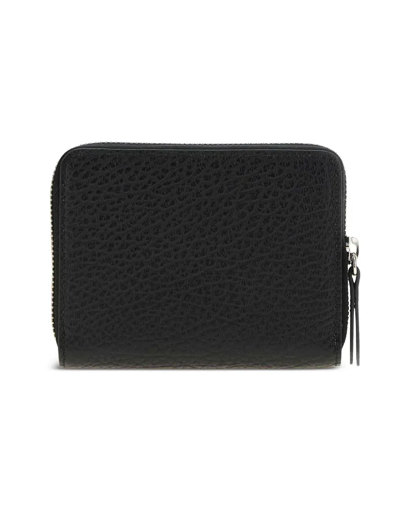 Maison Margiela Four-Stitches Motif Wallet — Black Black