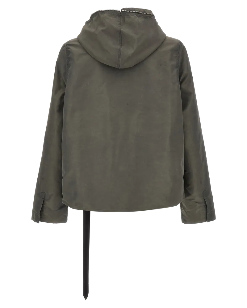 DRKSHDW by Rick Owens Gimp Zipfront Jacket — Grey Grey