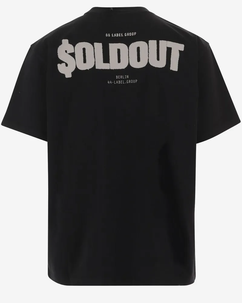 44 LABEL GROUP Men's Cotton T-Shirt Black T-Shirts And Polos Black