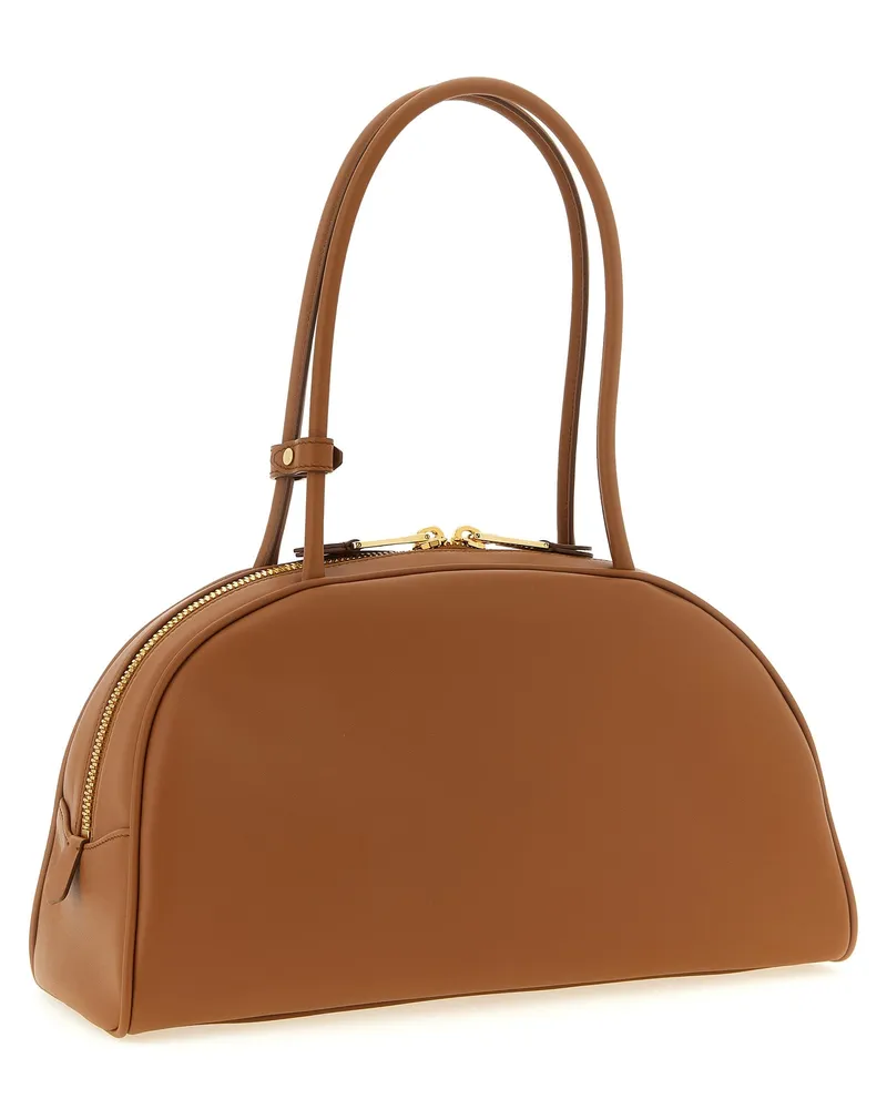 Miu Miu Calfskin Leather Shoulder Bag — Brown Brown