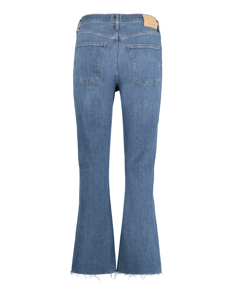 Citizens of humanity Women's Isola Cropped Jeans Denim Cotton Flared Blue