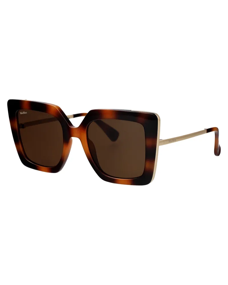 Max Mara Women's Sunglasses Mm0051 Havana Injected Brown
