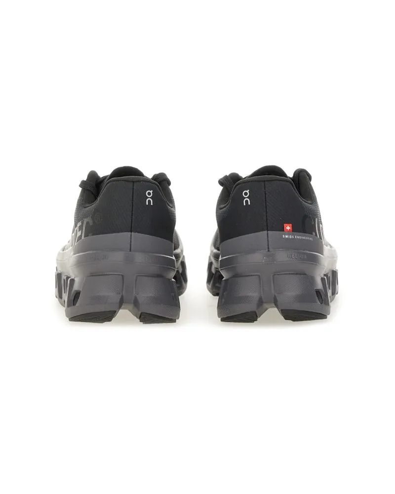 ON Cloudmonster Sneaker — Black Black