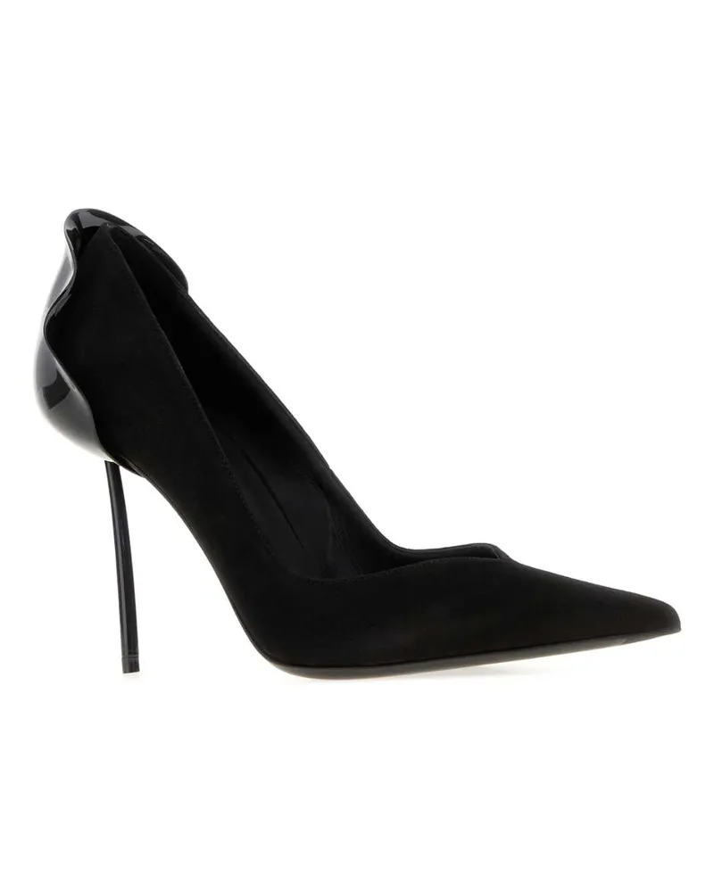 Le Silla Deco Petalo Pumps — Black Black