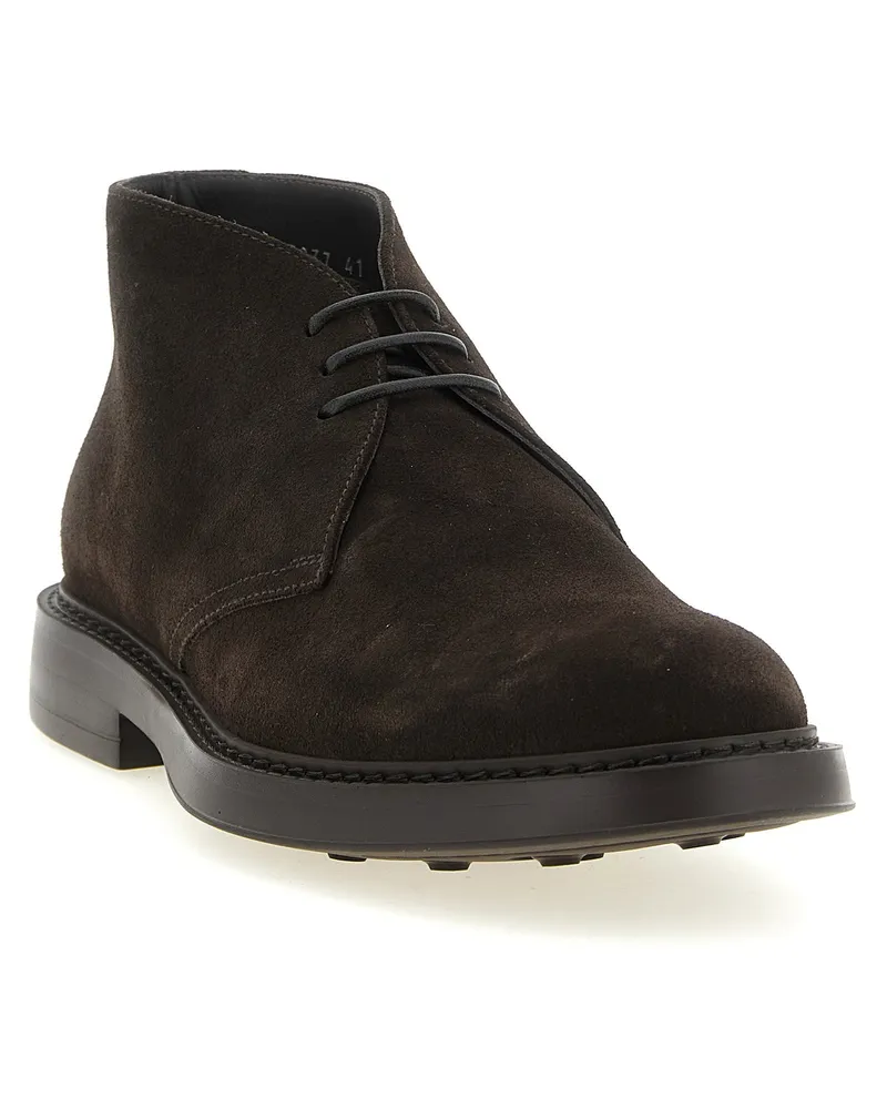 Doucal´s Suede Chukka Boot — Black Black
