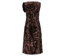 Sequin Embellished Dress — Black
