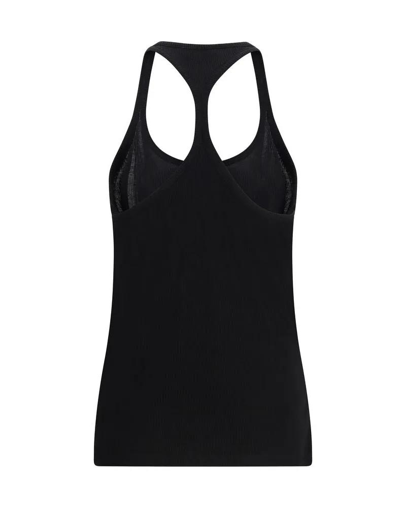Tom Ford Women Black Silk Tank Tops Black