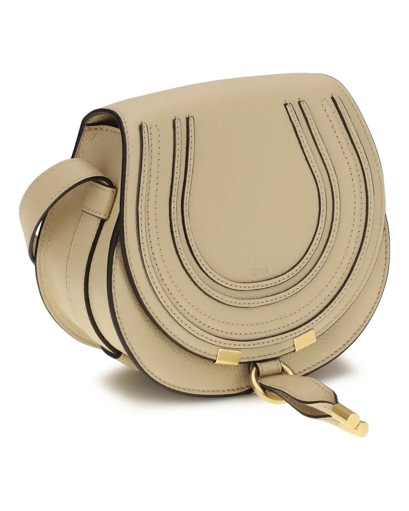 Chloé Marcie Shoulder Bag — Beige Beige