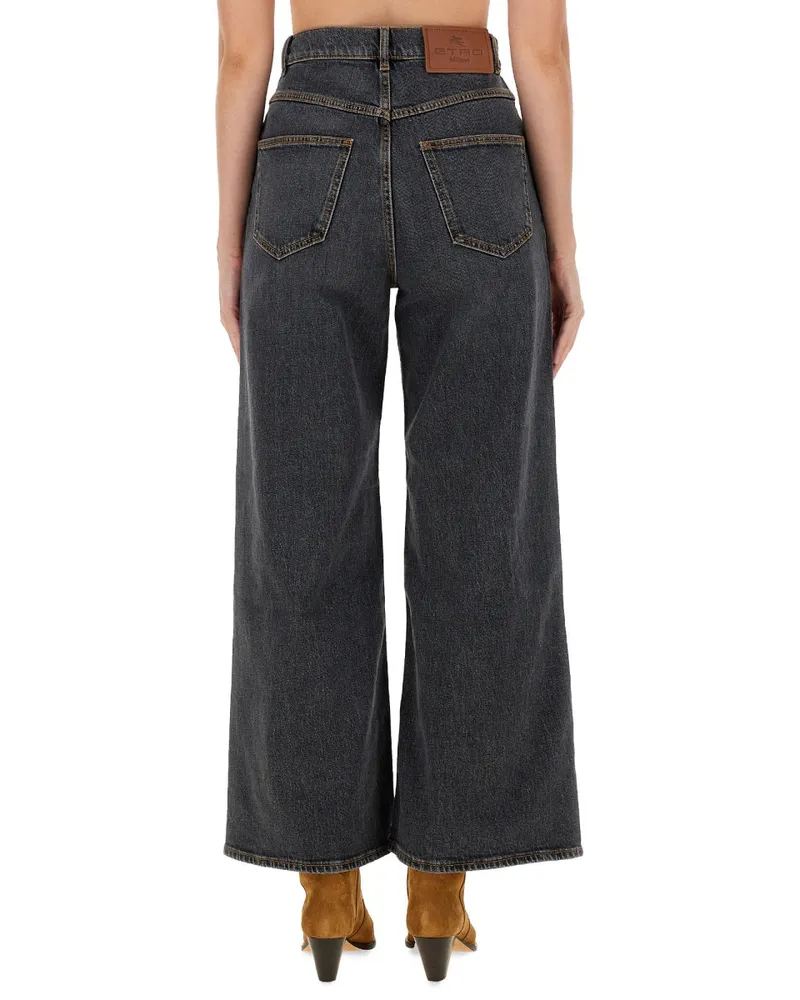 Etro Baggy Jeans — Gray Gray