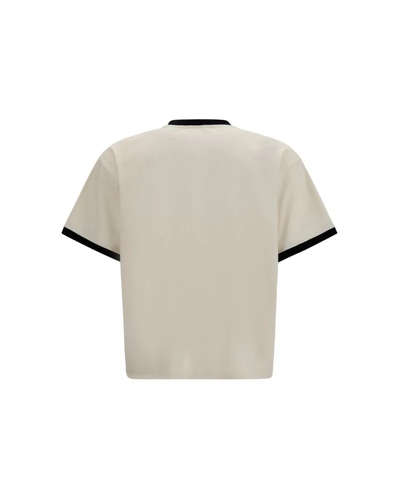 Versace Men's Beige Cotton T-Shirt Beige