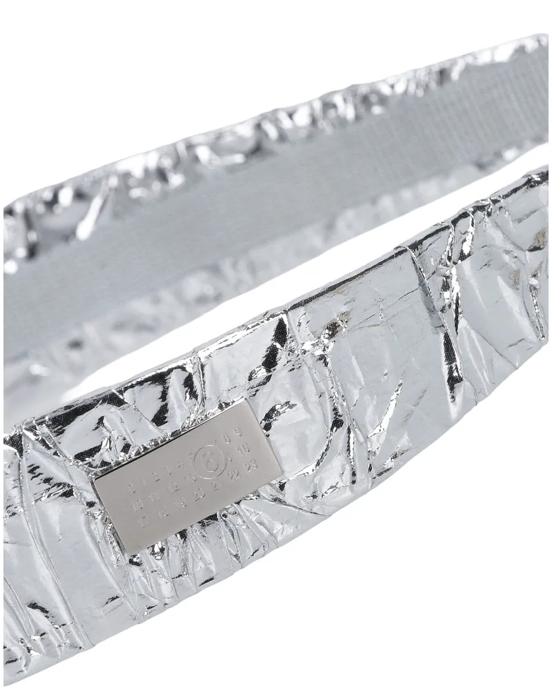Maison Margiela Women's Accessories Silver Polyester Silver