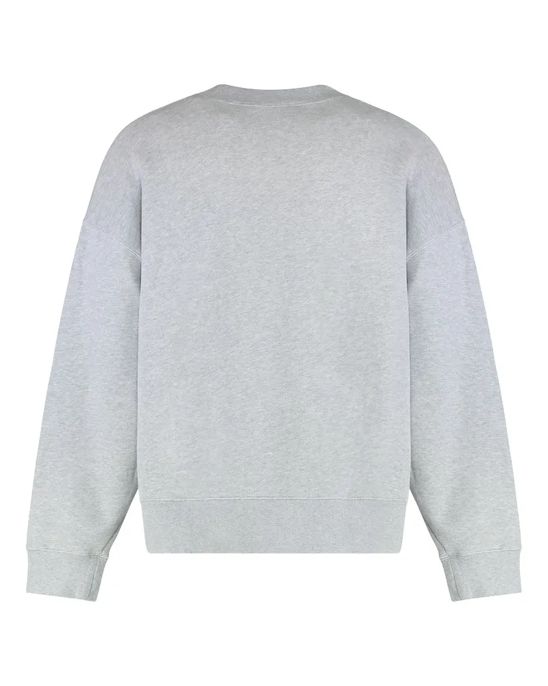 Palm Angels Men's Cotton Sweatshirt With Logo Grey Sweatshirts Sweater Gray