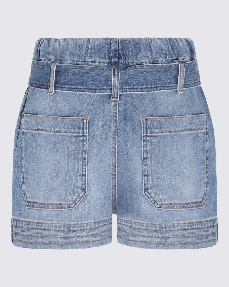 Stella McCartney Women's Shorts Blue _pl Co Blue