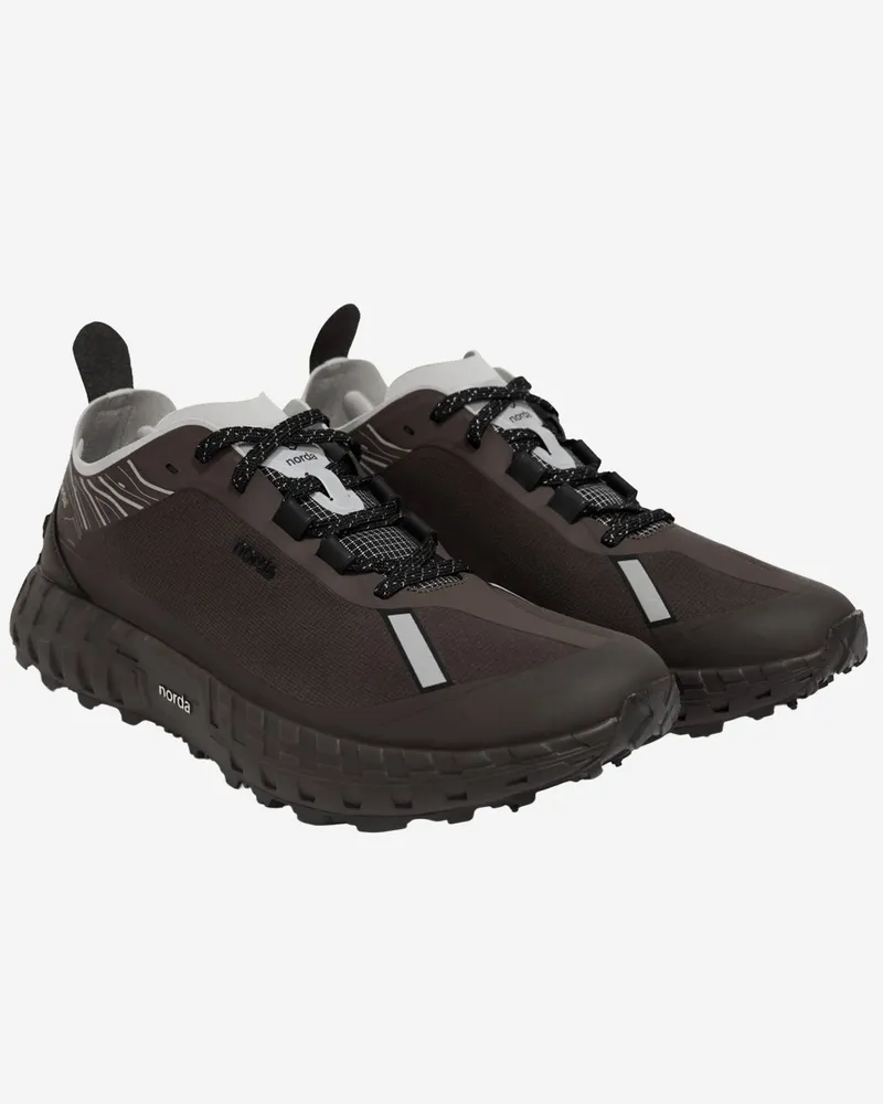 Norda Recycled Nylon Mesh Sneakers — Brown Brown