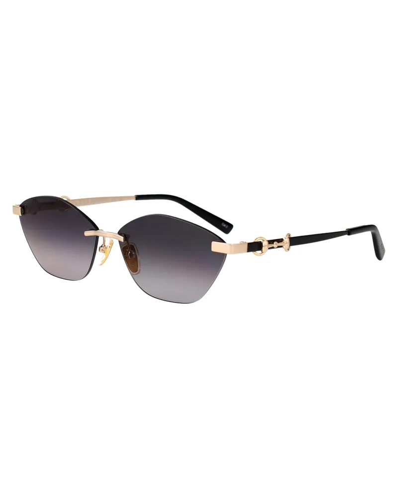 Gucci GG2050S Gold Metal Sunglasses — Gold Gold
