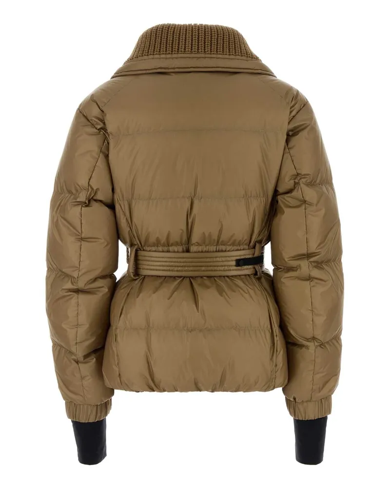 Moncler Women's Biscuit Nylon Batailleuse Down Jacket 237 Piumini Beige