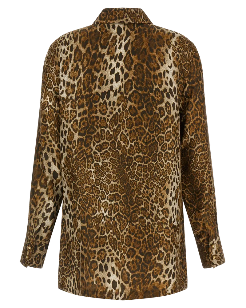 Max Mara Women's Brown Silk Blouse Brown