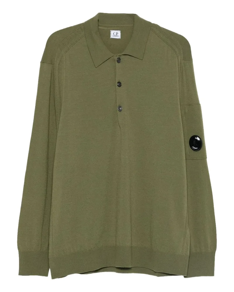 C.P. Company Wool Polo Sweater — Green Green