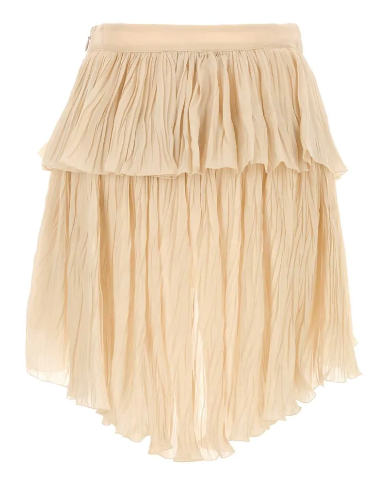 Blumarine Amber Exterior: Viscose Gonne Skirt Beige