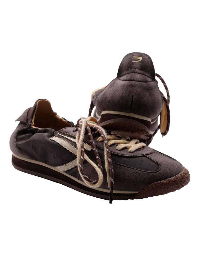 Puraai Velvet Sneakers — Gray Gray