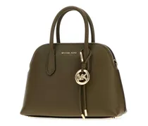 Women's Olive Green Leather Freddie Handbag Loden Borse A Mano Bag