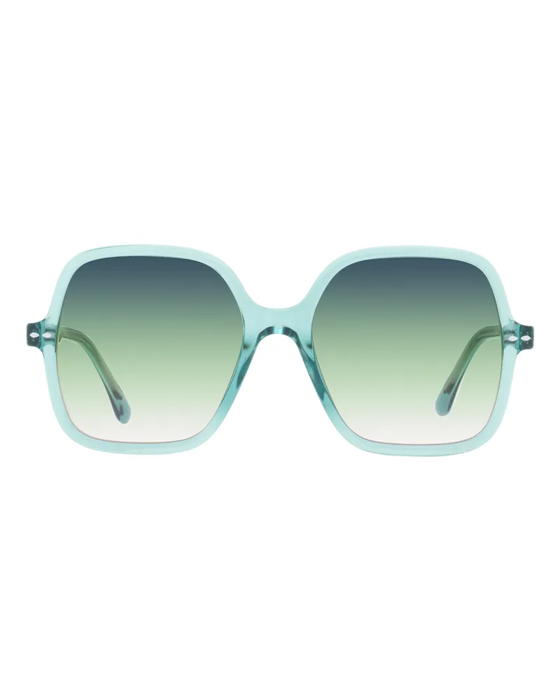 Isabel Marant Women's Square Sunglasses Im0077gs 1edjp Green 56mm Plastic (acetate Green