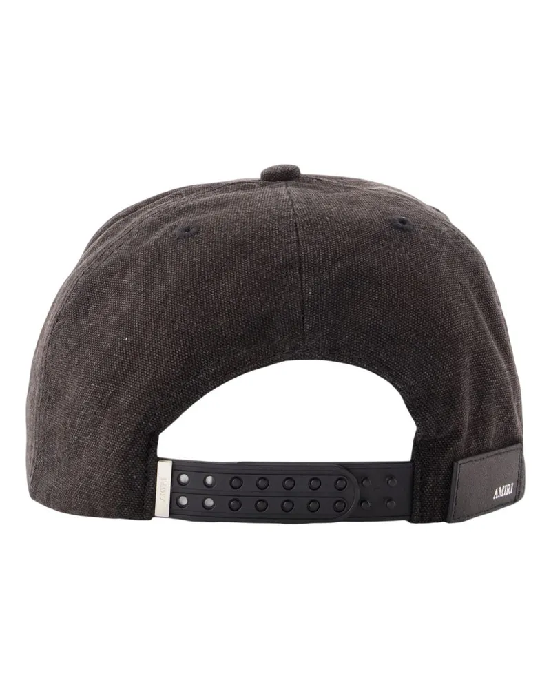Amiri Men's Ma Script Cap Cotton Black Accessories Black