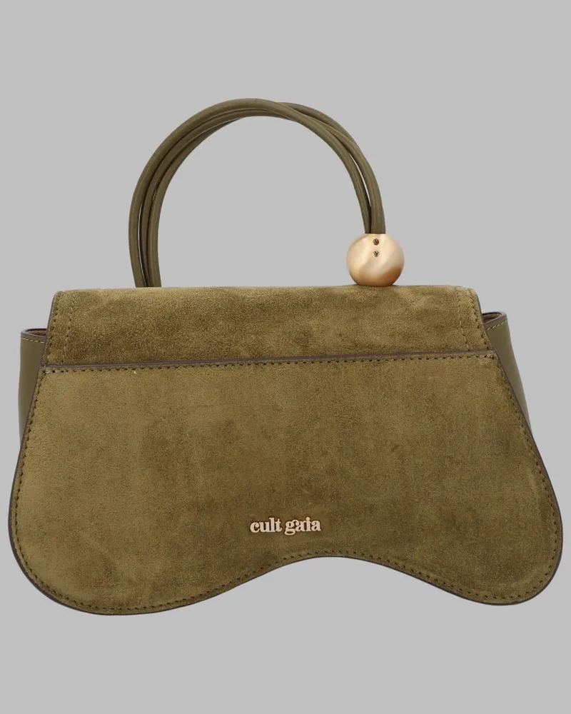 Cult Gaia Kaiza Top Handle Bag — Green Green