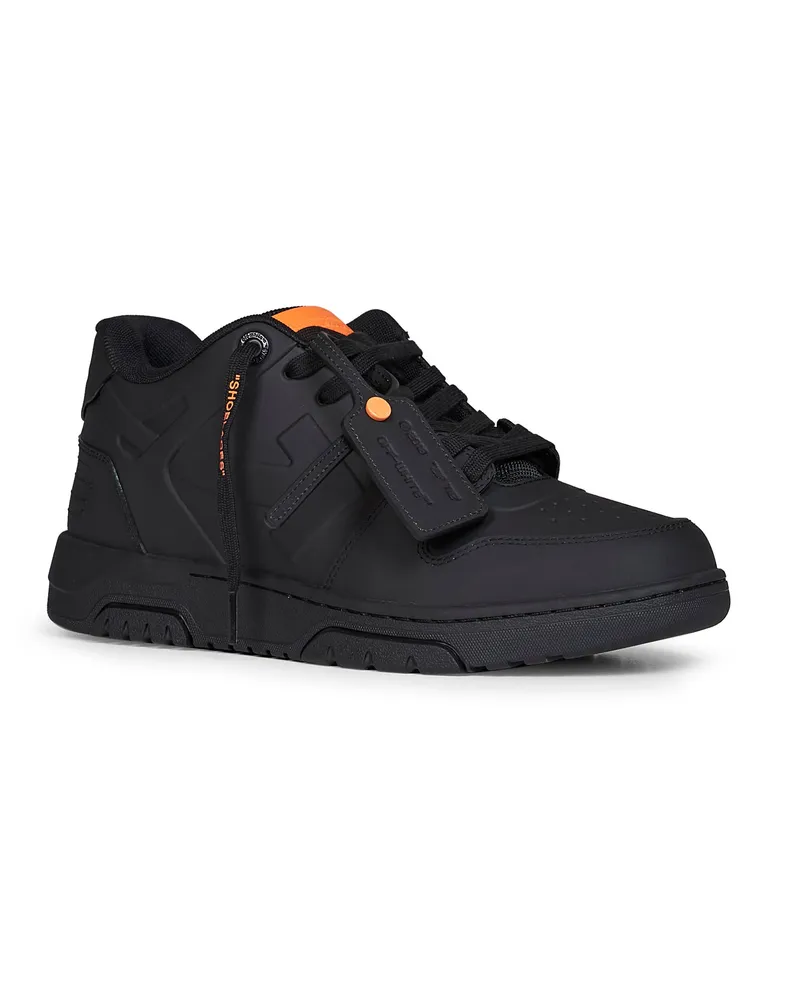 OFF-WHITE Men's Sneakers Out Of Office Multicolour Recycled Tpu Trainers Black