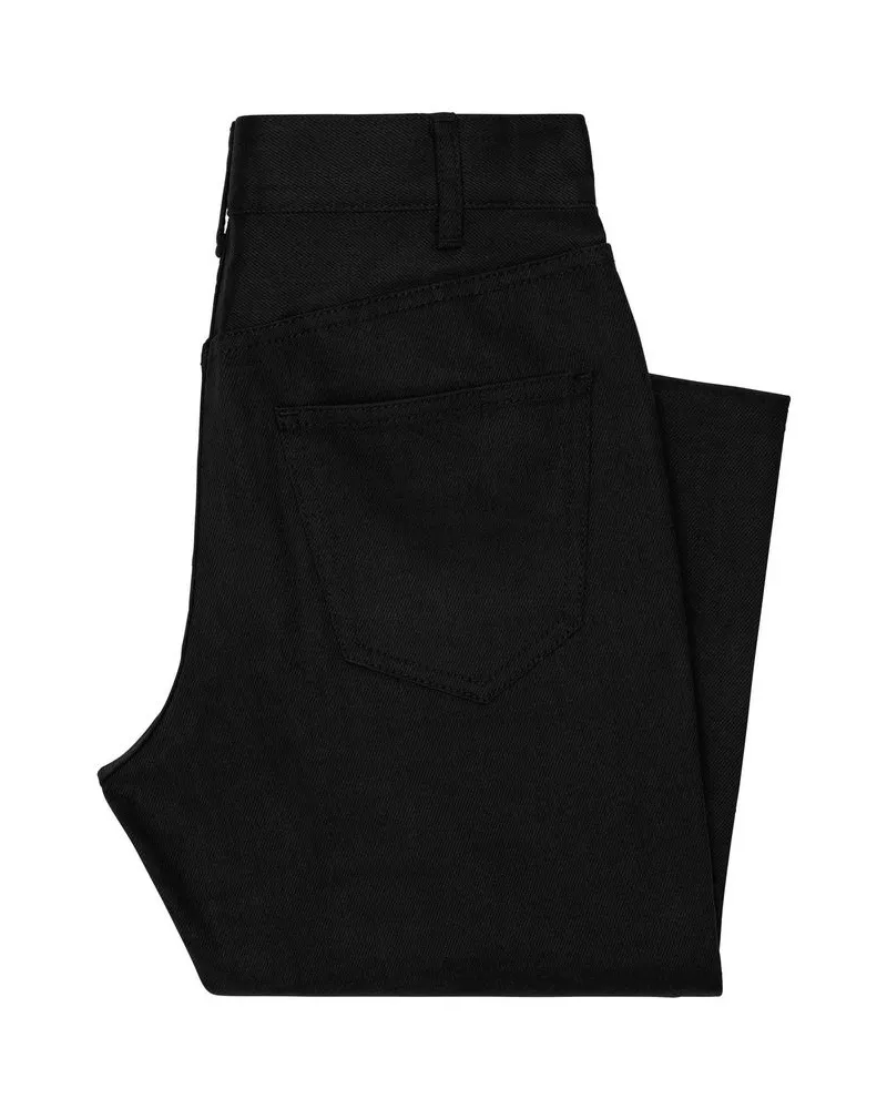 Celine Women's Black Cotton Skinny Jeans Clothing Black