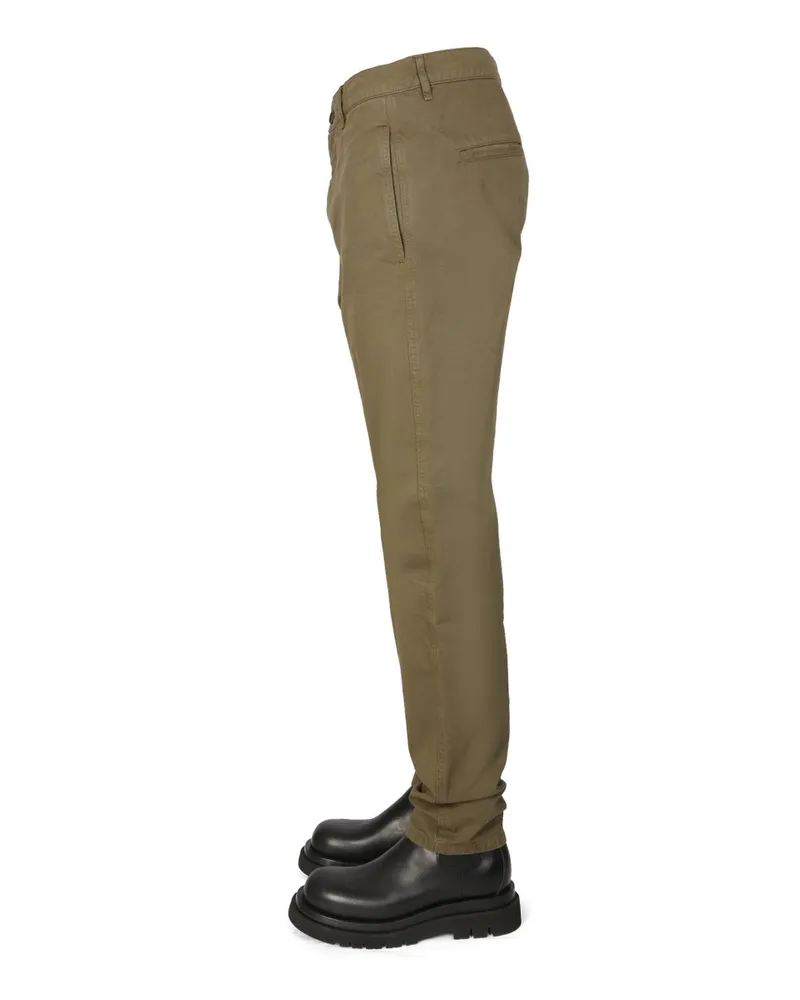 ASPESI 100% Cotton Chino Pants — Green Green