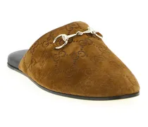 Women's Brown Calfskin Mules