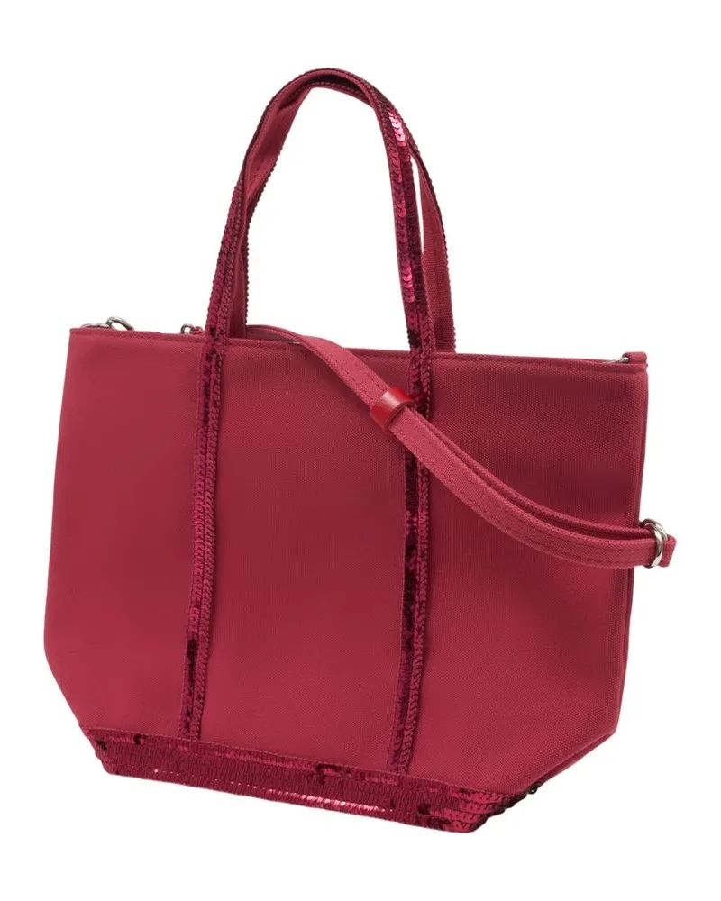 Vanessa Bruno Women's Shopping Bag S -  Cotton Redcurrant Burgundy Totes-Shopping-Bags Burgundy