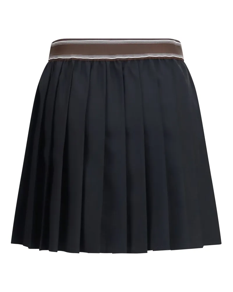 Versace Women's Skirt Medusa 95 Pleated Black Fabric Black