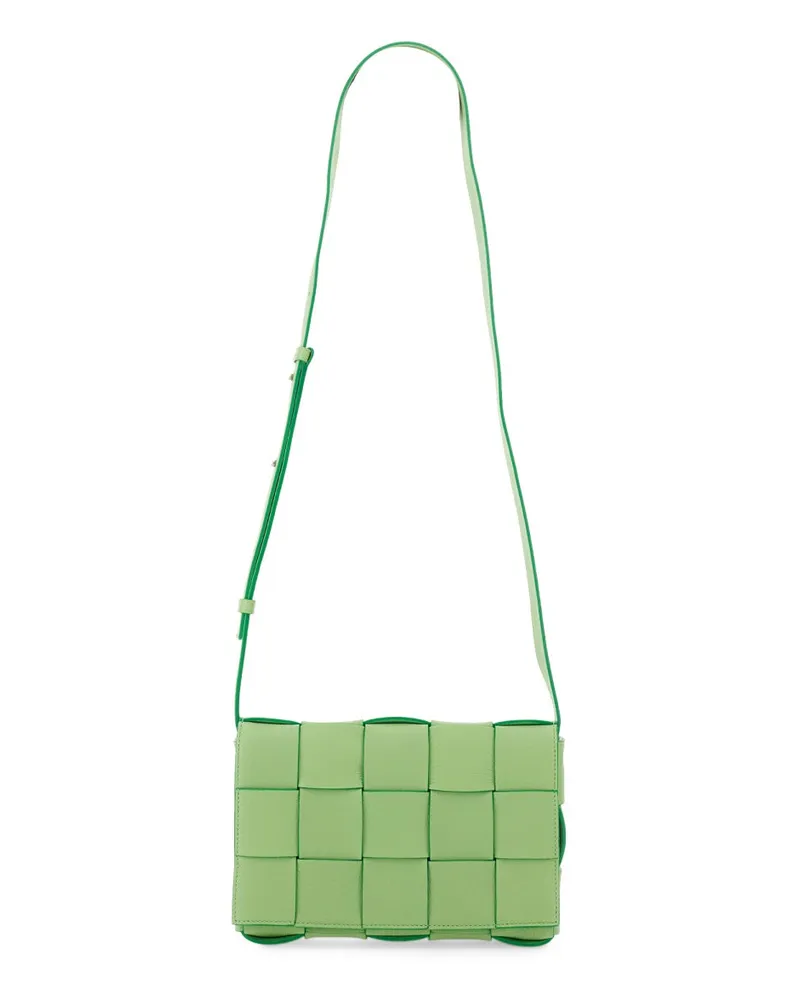 Bottega Veneta Case Shoulder Bag — Green Green