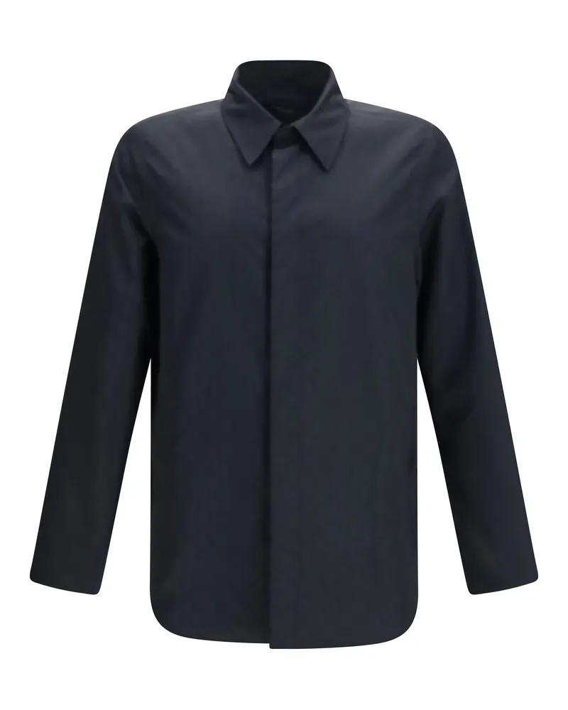Gucci Men's Jacket Gg Light Silk Faille Black Polyamide Black