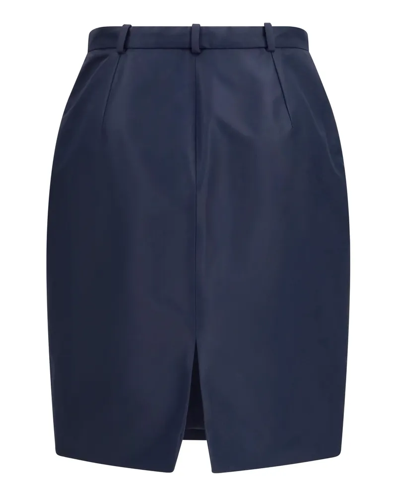 Gucci Women's Skirt Silk Faille Ink Navy