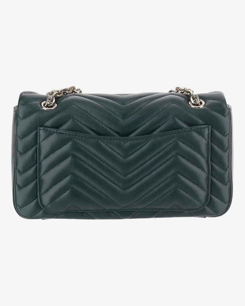 Gucci GG Marmont Nappa Leather Shoulder Bag — Green Green