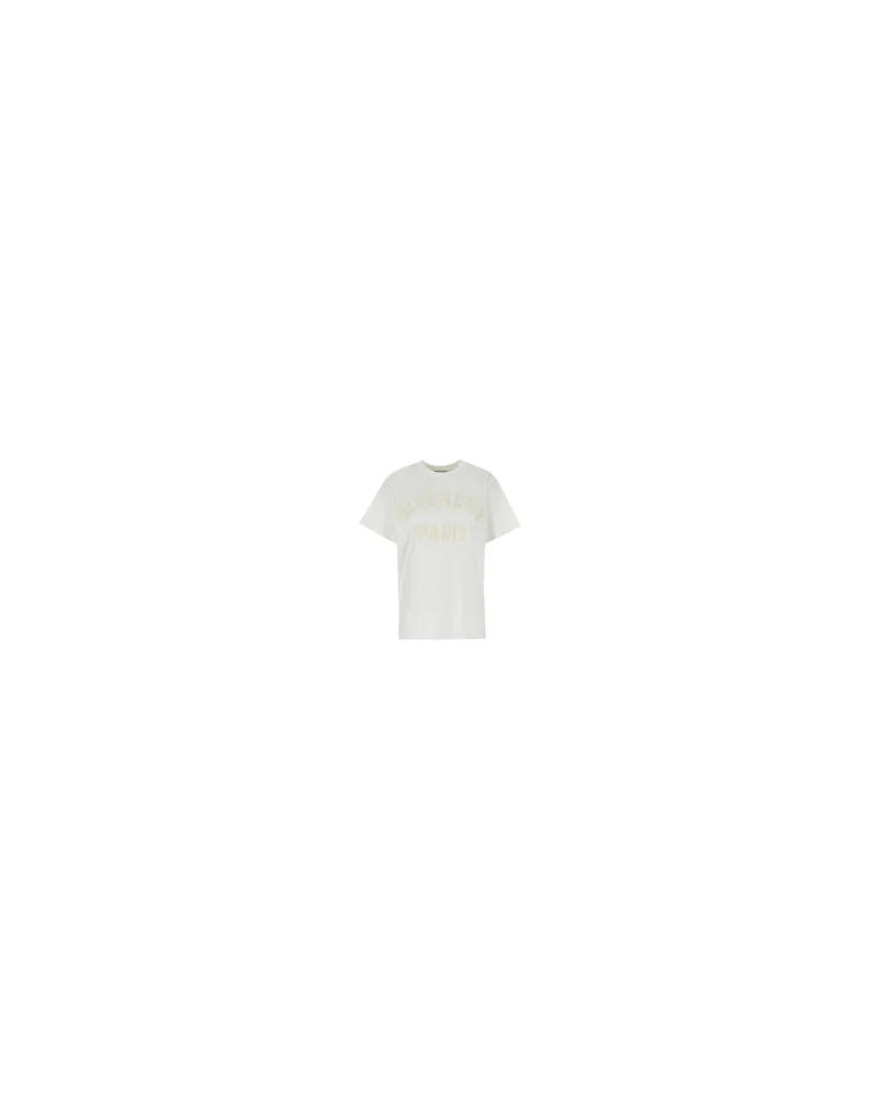 Givenchy Bw70fm3yrs 100 White Exterior: Cotton T-Shirt T-shirts And Polos White