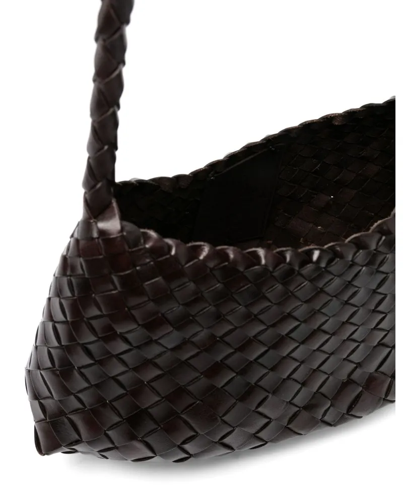 Dragon Diffusion Leather Shoulder Bag — Brown Brown