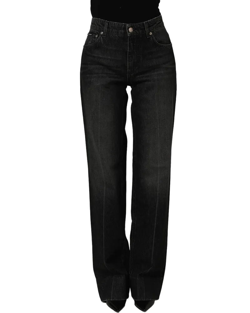 Dolce & Gabbana Cotton Stretch Denim Jeans — Black Black