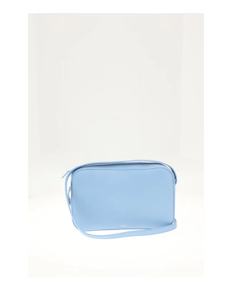 Celine Men's Messenger Bag Sky Blue-Ultra White Calf Leather Shoulder Blue/ultra Blue
