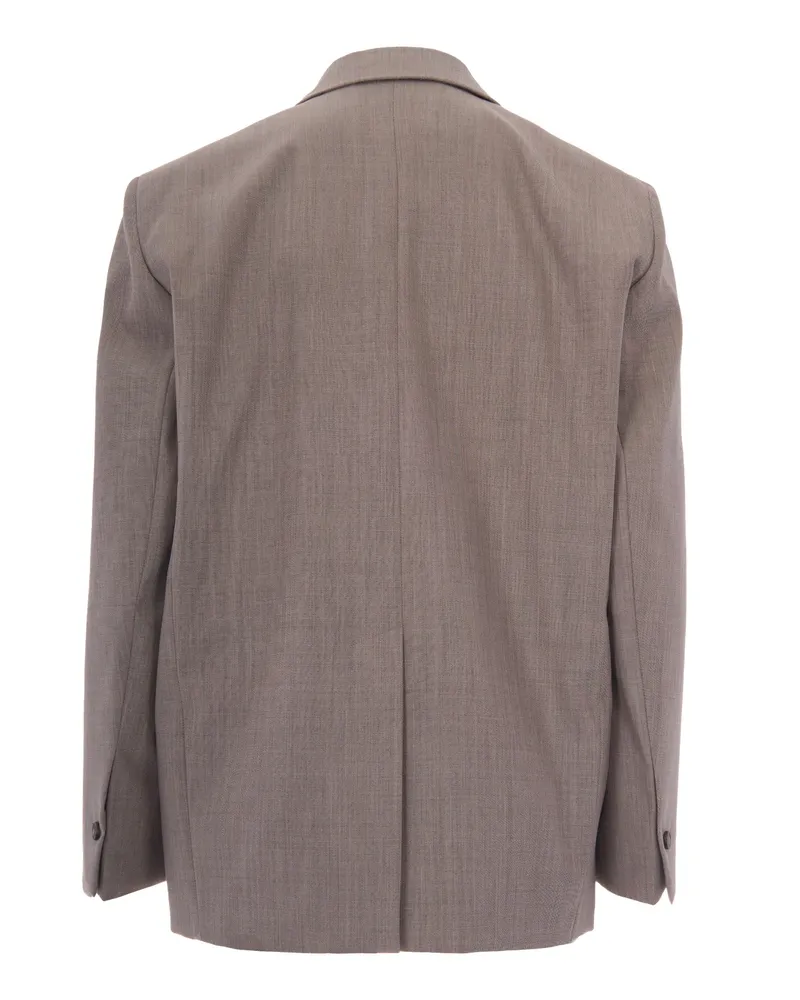 Max Mara Women Blazer Oversized Cappuccino Jacket Brown