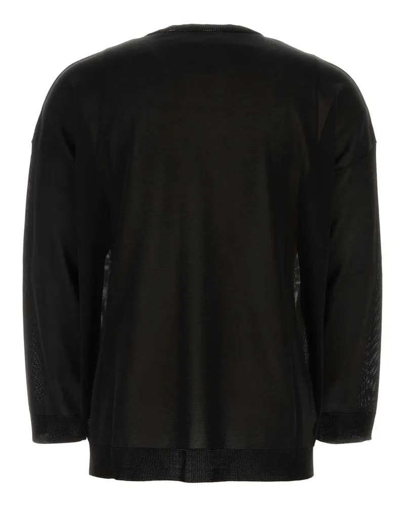 Valentino Garavani 4v0kc29ta21 Ysw Neroavoriogrigio Exterior: Viscose Maglieria Sweater Black