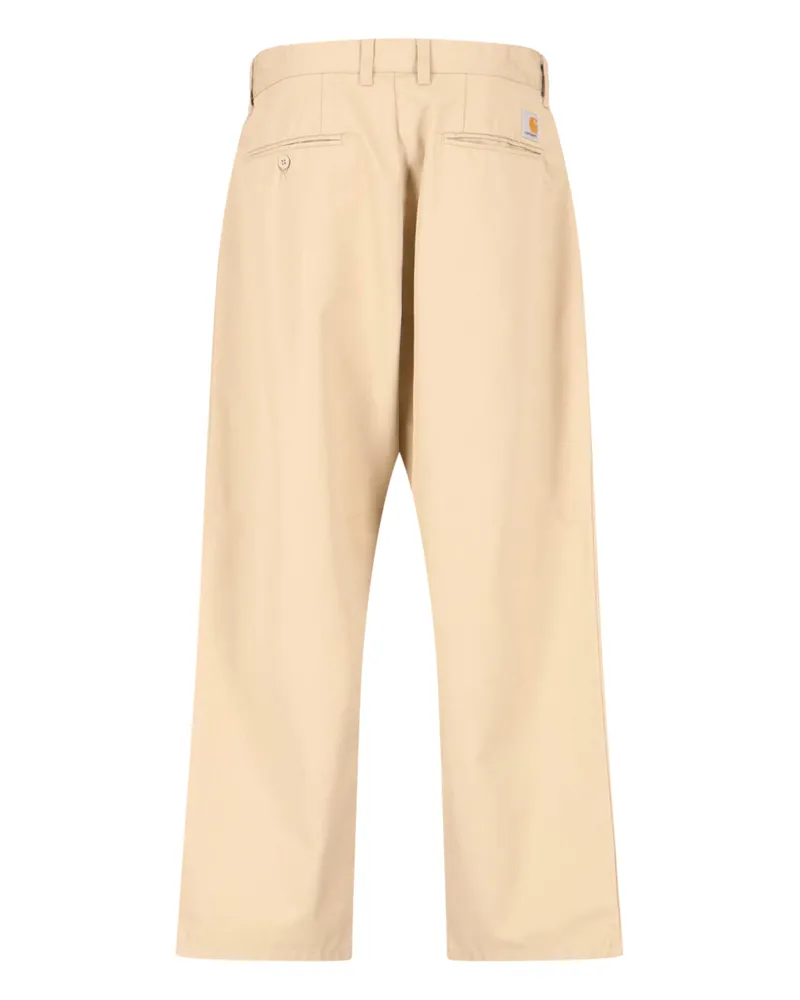 Carhartt WIP Men's Trousers Beige Polyester Beige