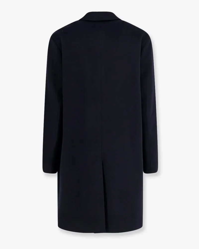 Hevò Men's Coat Cassano Virgin Wool Blue Navy
